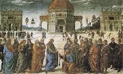 Christ giving the Keys to St Peter PERUGINO, Pietro